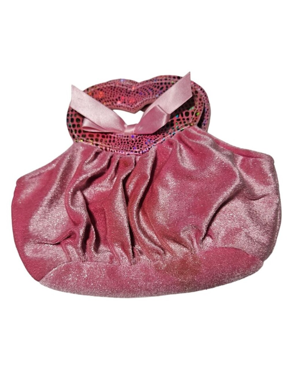 Aurora Pink Plush Pet Carrier 7 inch Cat Dog Purse Play Stuffed Animal Toy